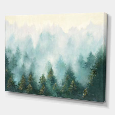 Misty Forest - Cottage Canvas Wall Art