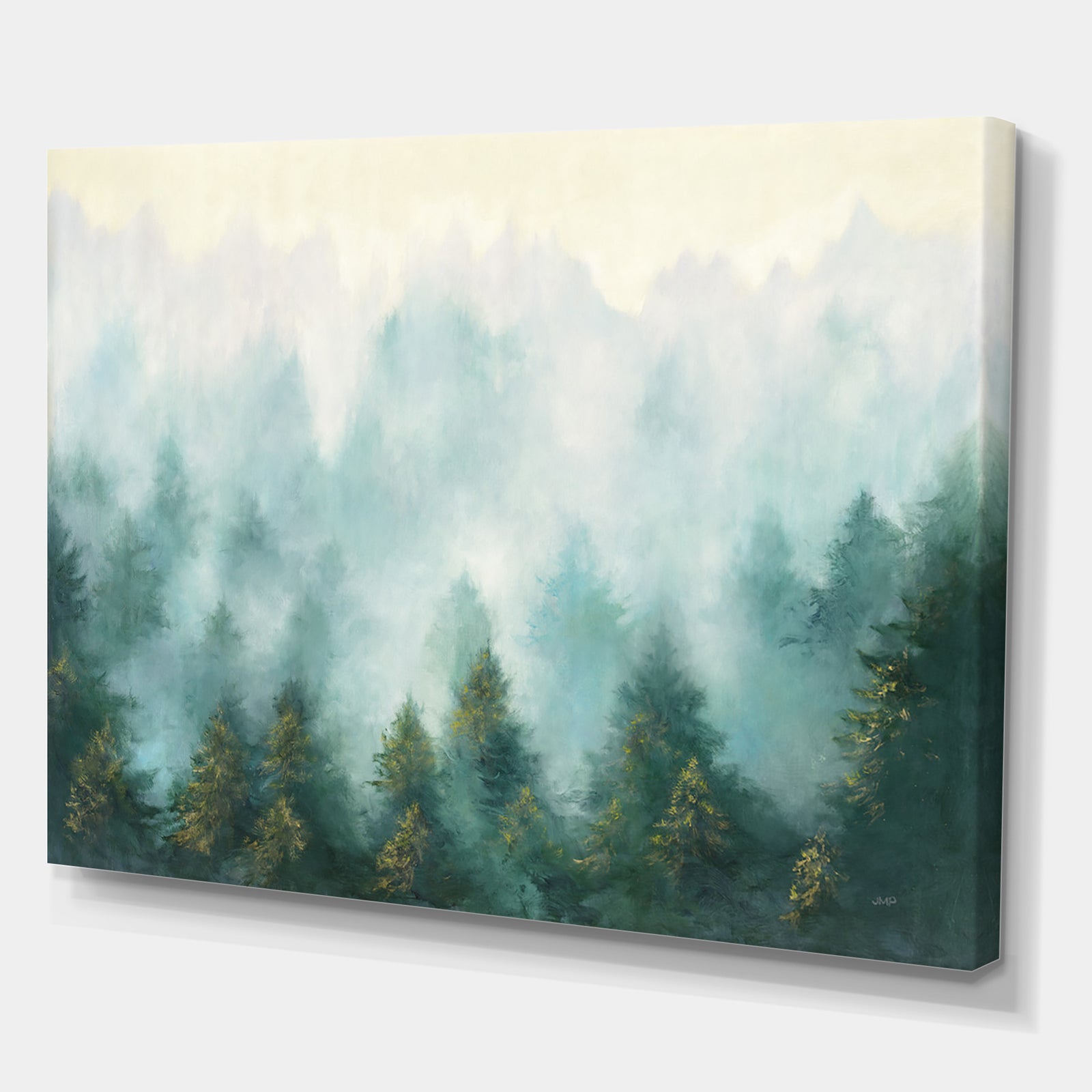 Misty Forest - Cottage Canvas Wall Art