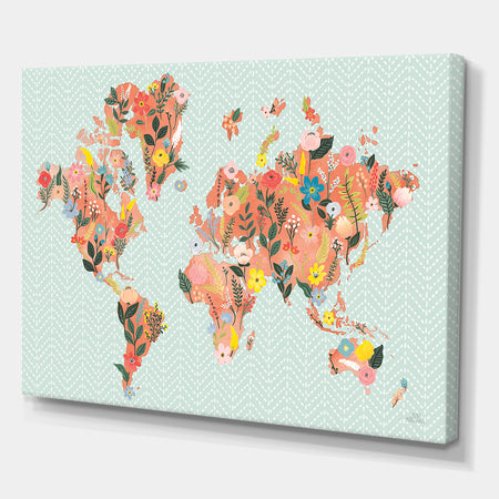 WA Wild Garden World - Cottage Canvas Wall Art