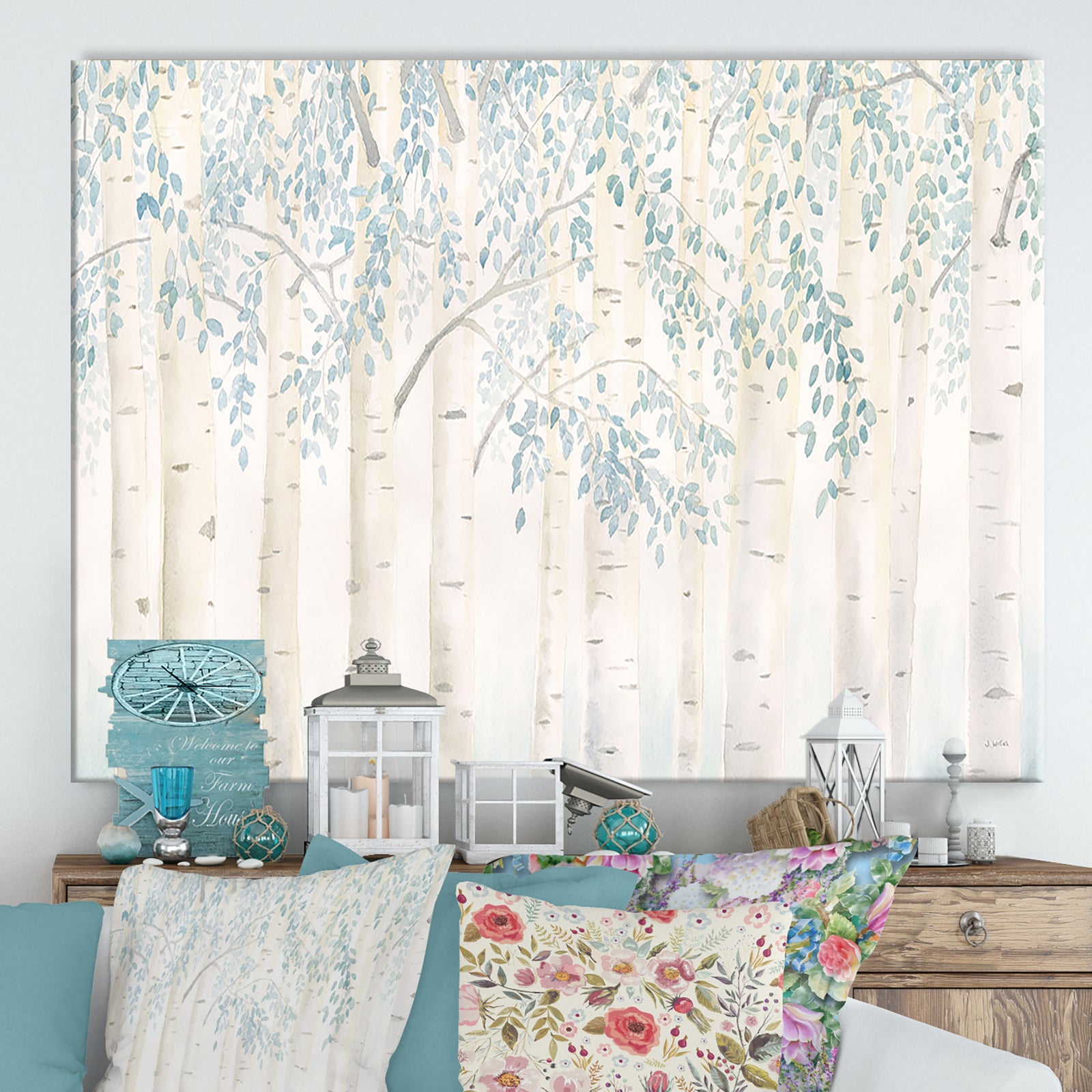 RW Fresh Forest - Cottage Canvas Wall Art