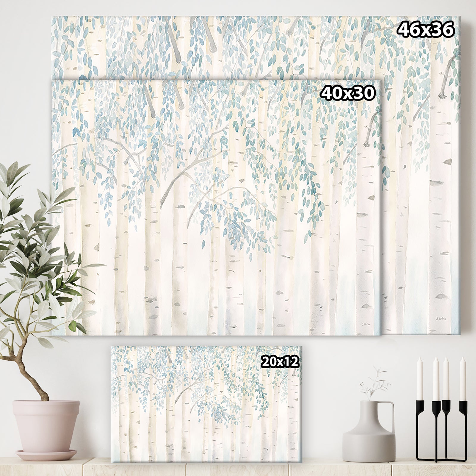 RW Fresh Forest - Cottage Canvas Wall Art