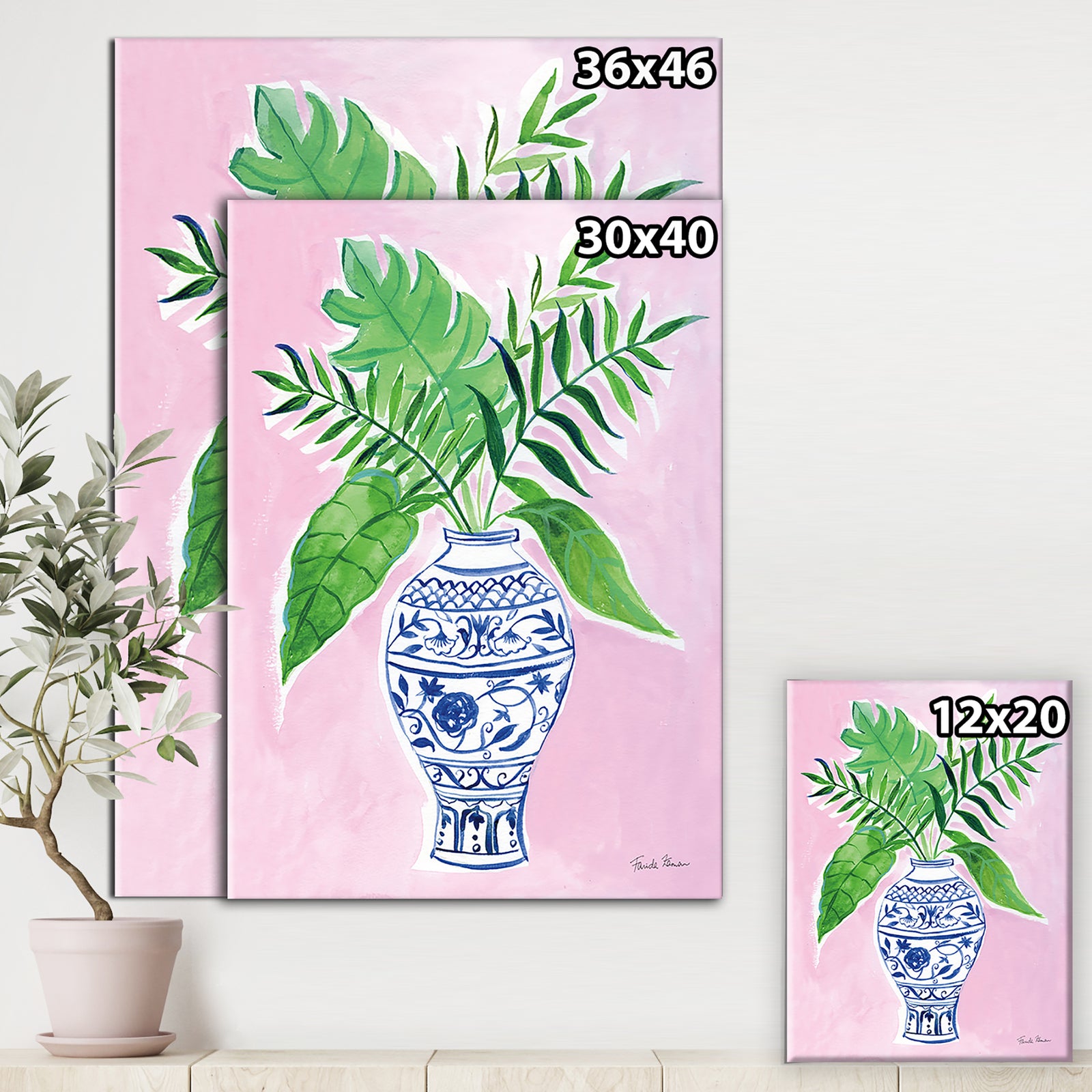 Elegant Chinoiserie I - Cottage Canvas Wall Art
