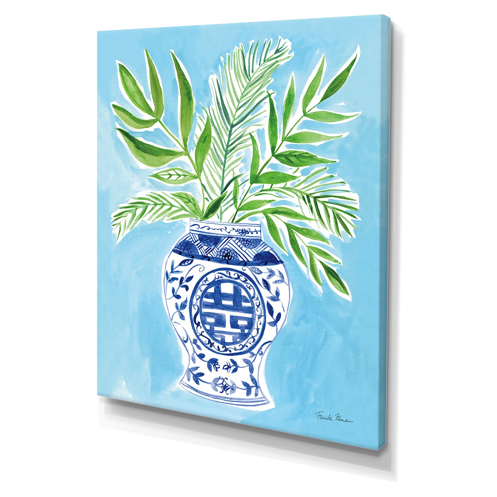 Elegant Chinoiserie II - Cottage Canvas Wall Art