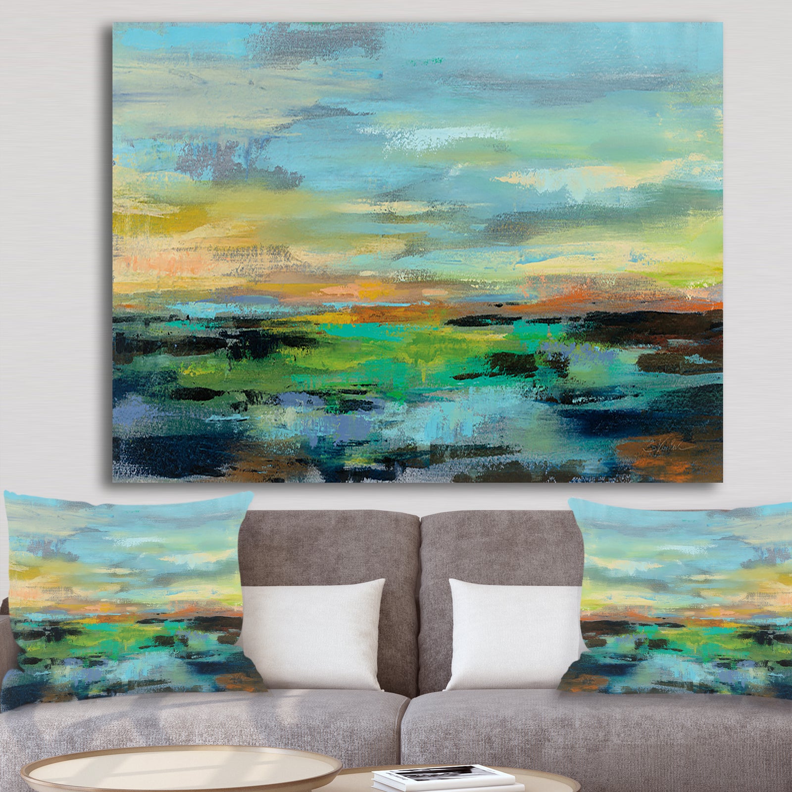 Delmar Sunset I - Modern Canvas Wall Art
