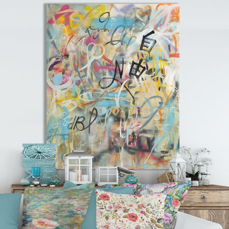 RW Graffiti Freedom - Cottage Canvas Wall Art