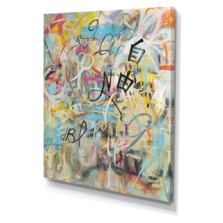 RW Graffiti Freedom - Cottage Canvas Wall Art