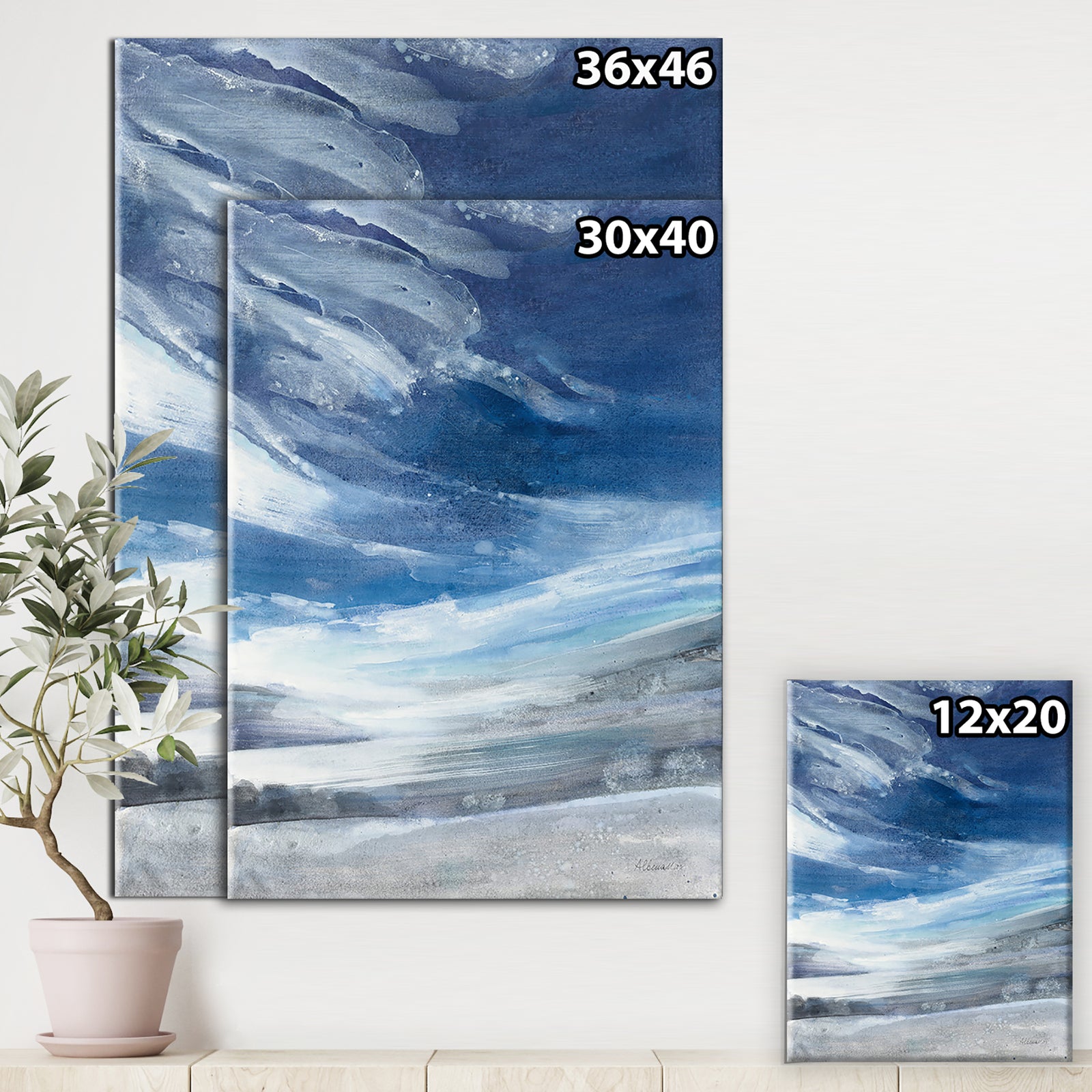 The Lake - Modern Canvas Wall Art