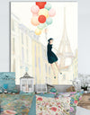 RW Aloft In Paris II - Cottage Canvas Wall Art