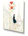 RW Aloft In Paris II - Cottage Canvas Wall Art