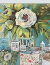 Aqua Solo - Cottage Canvas Wall Art