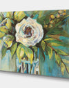 Aqua Solo - Cottage Canvas Wall Art