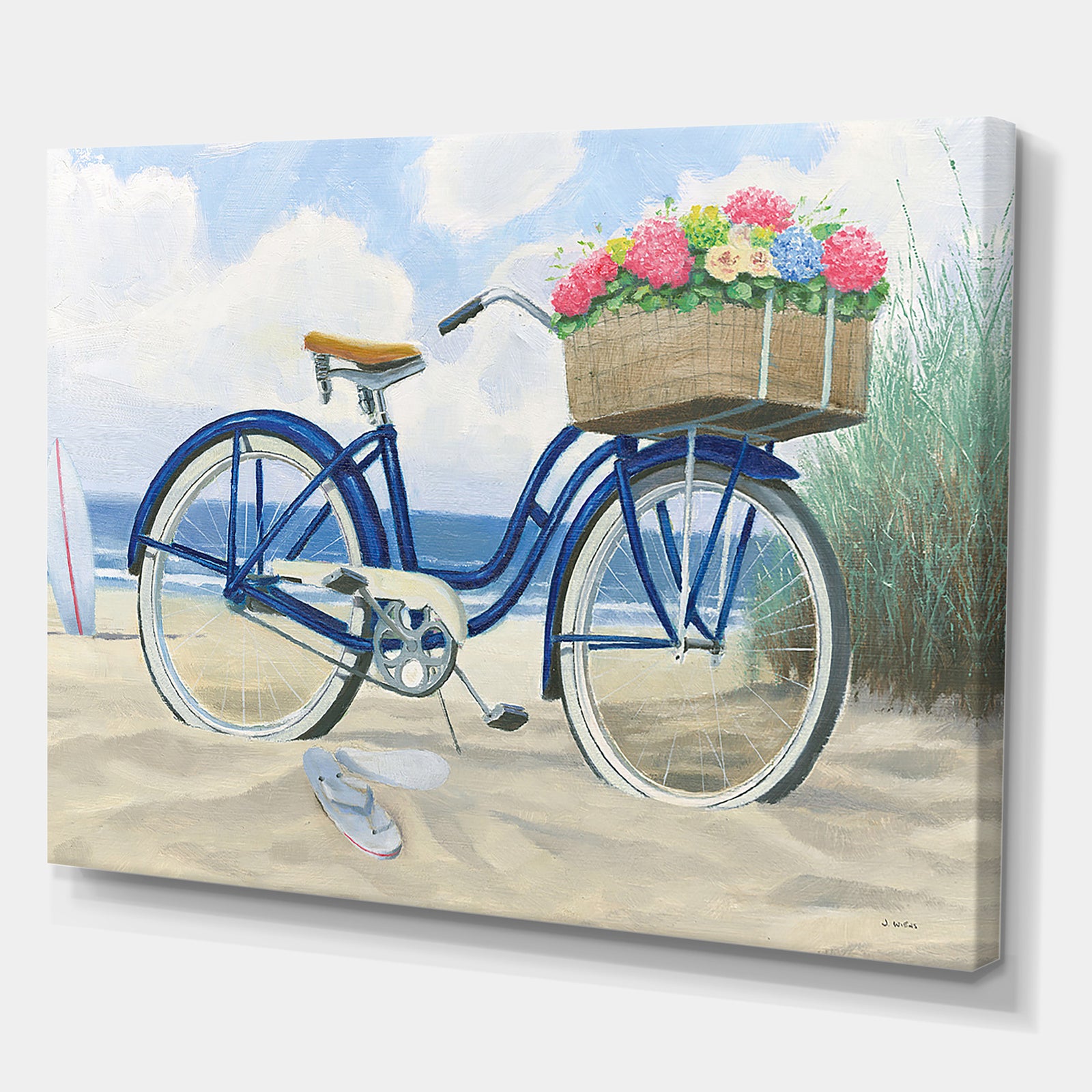 RW Beach Time II - Cottage Canvas Wall Art