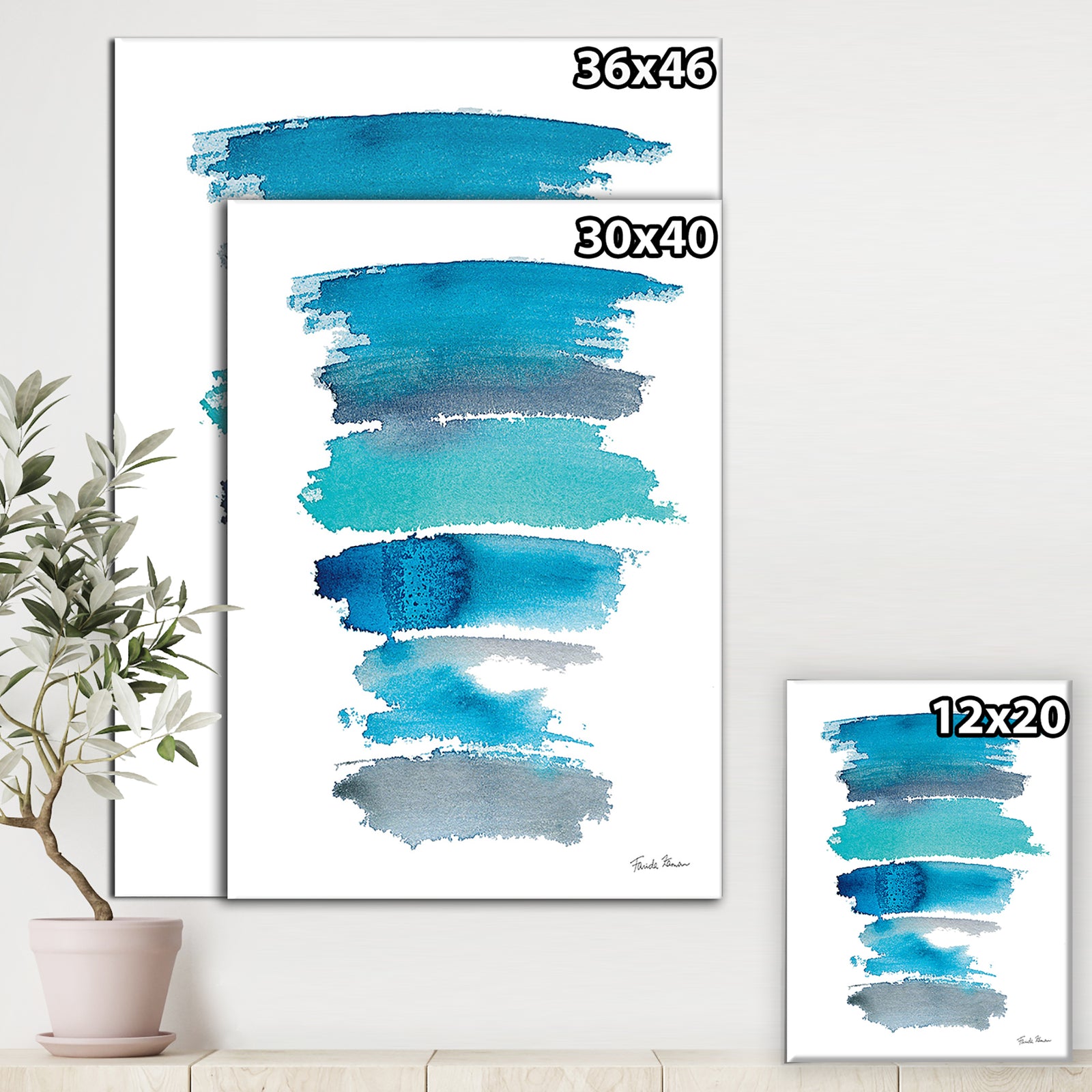 Sideways II - Modern Canvas Wall Art