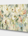 Expressive Pale Floral - Cottage Canvas Wall Art