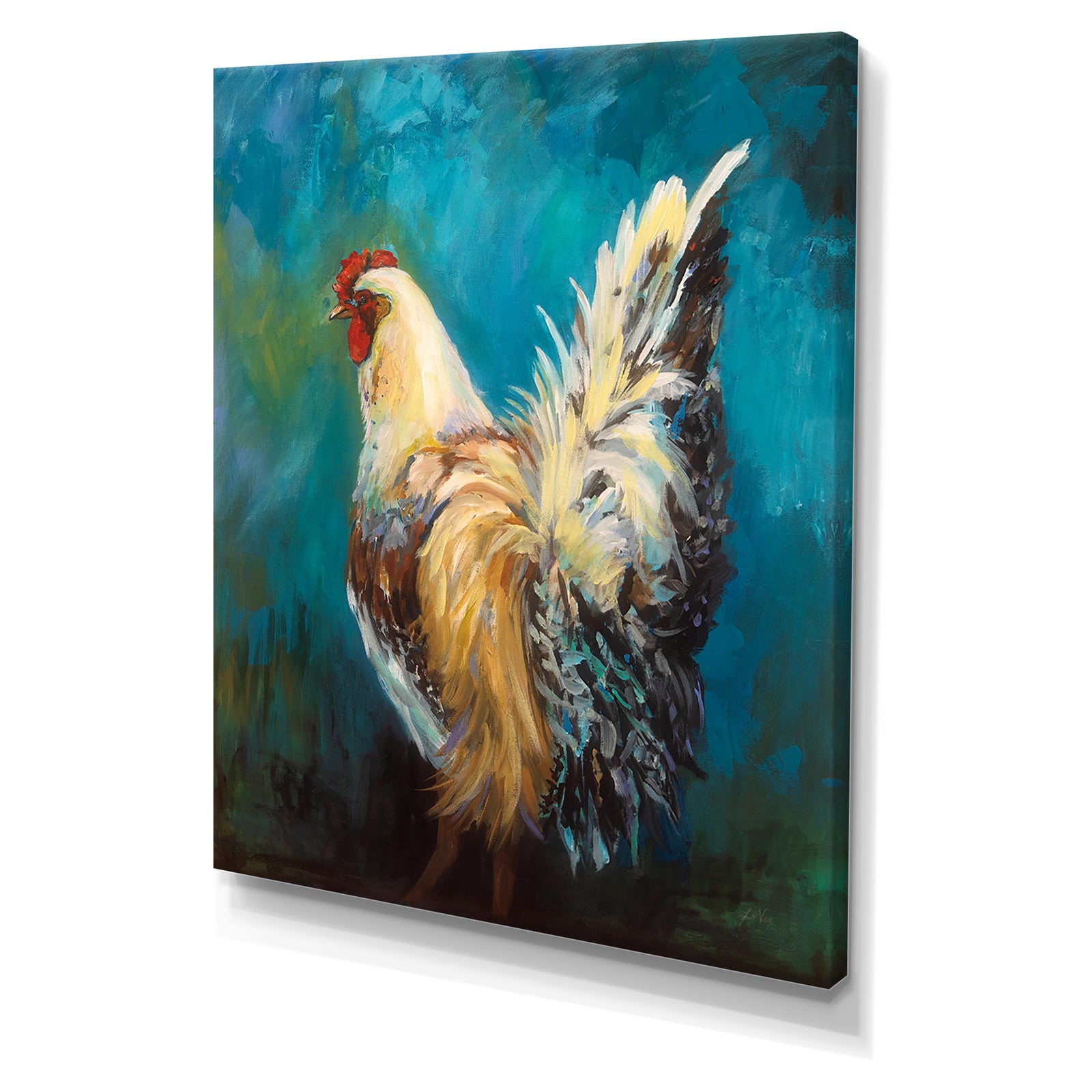 Porch Den 'Big Chicken - Cottage Canvas Wall Art