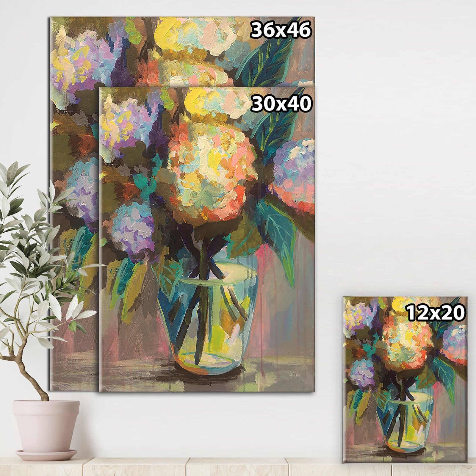 Glass Study - Cottage Canvas Wall Art