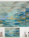 Porch Den 'Pastel Blue Sea - Cottage Canvas Wall Art