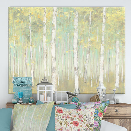 RW Sylvan Birches - Cottage Canvas Wall Art