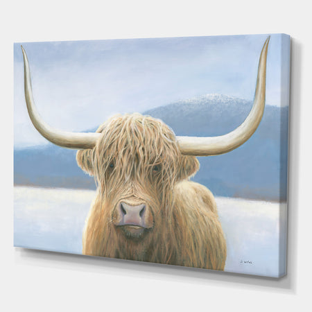 RW Highland Cow - Cottage Canvas Wall Art