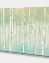 RW Birches at Sunrise - Cottage Canvas Wall Art