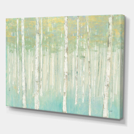 RW Birches at Sunrise - Cottage Canvas Wall Art