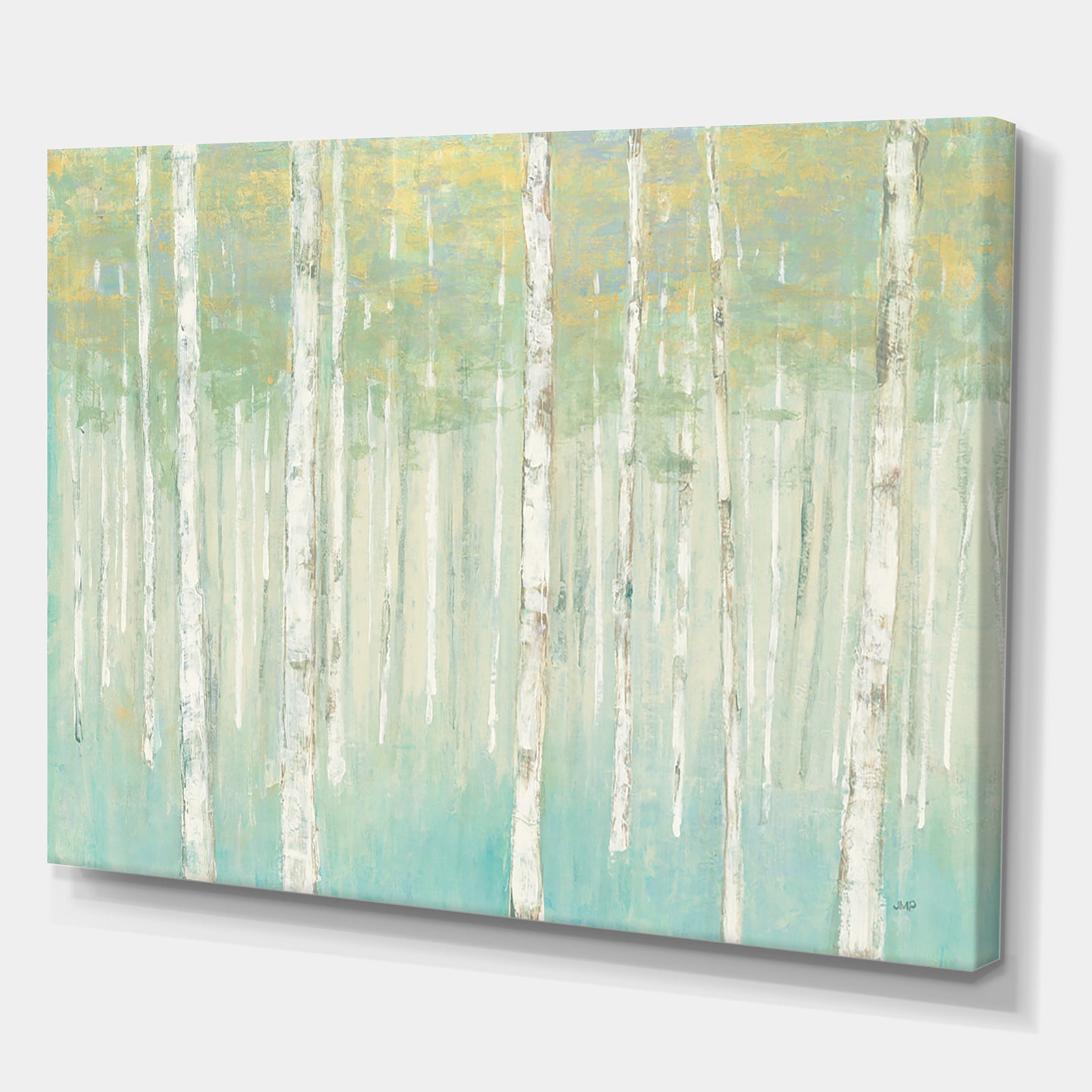 RW Birches at Sunrise - Cottage Canvas Wall Art