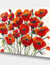 Poppin Up Poppies - Cottage Canvas Wall Art