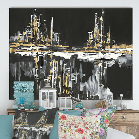Urban Gold I - Cottage Canvas Wall Art