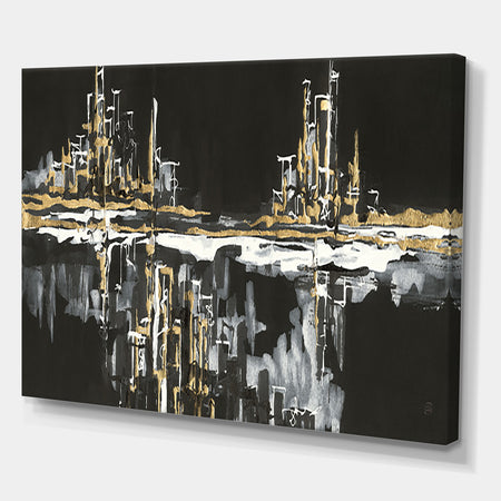 Urban Gold I - Cottage Canvas Wall Art