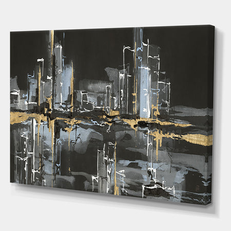 Urban Gold II - Cottage Canvas Wall Art