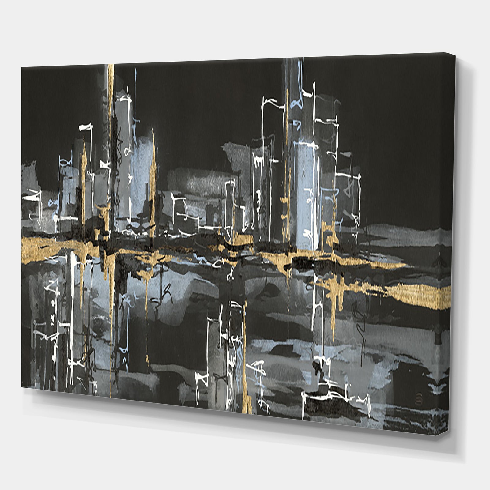 Urban Gold II - Cottage Canvas Wall Art