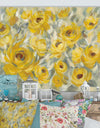 Yellow Roses - Cottage Canvas Wall Art