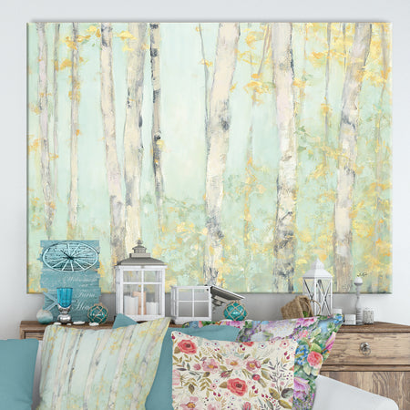 RW Spring Birches - Cottage Canvas Wall Art