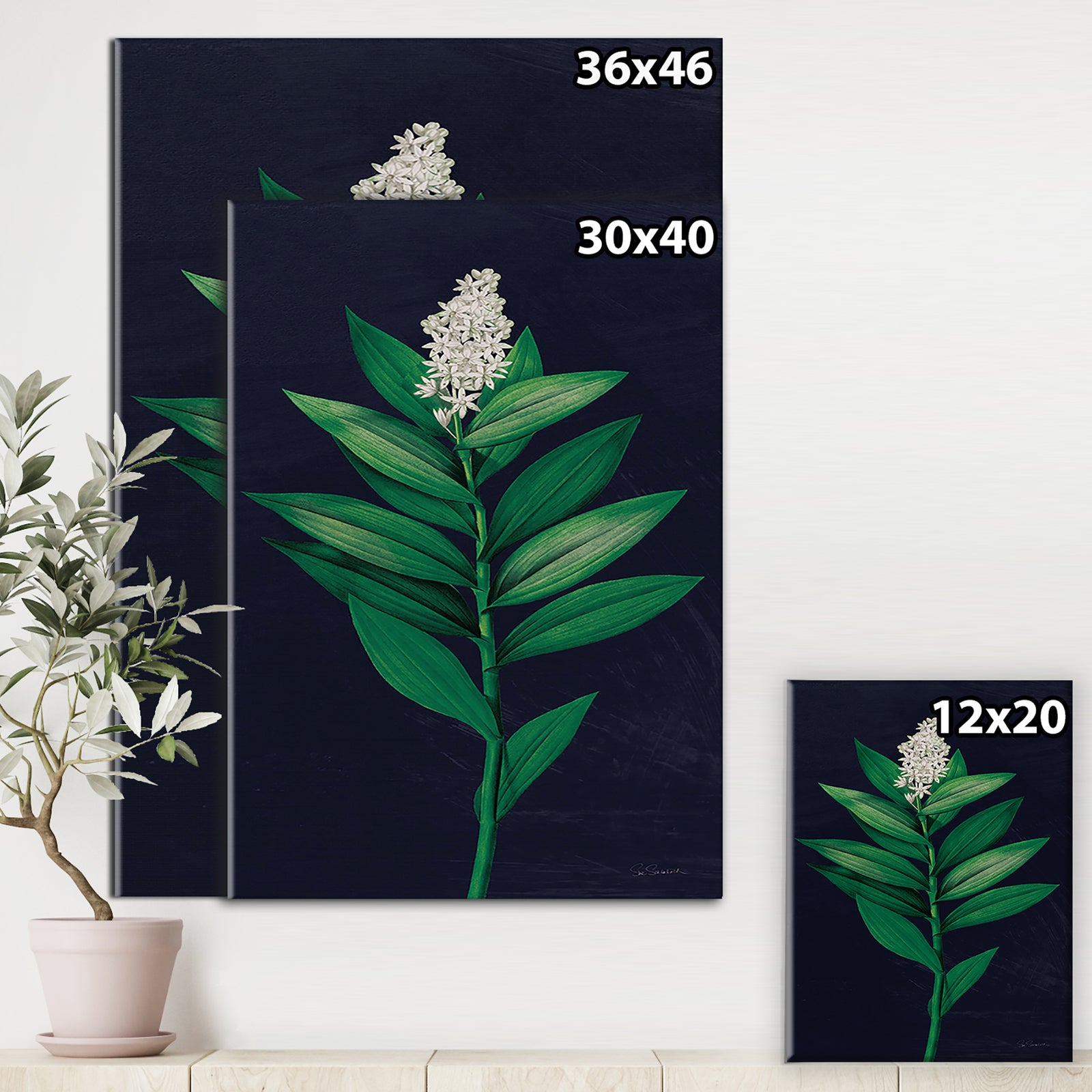 Dramatic Tropical III - Tropical Canvas Wall Art