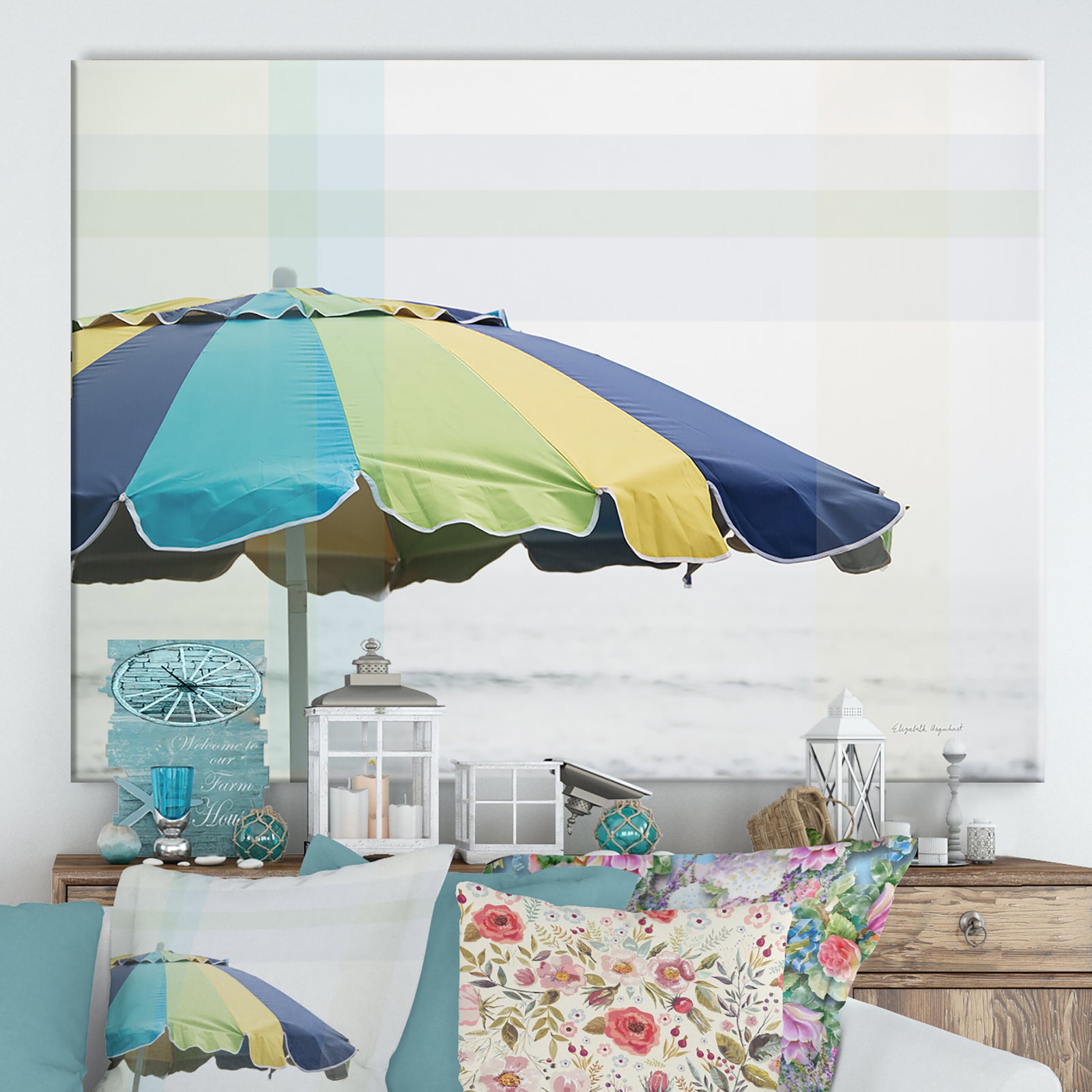 Shady I - Cottage Canvas Wall Art