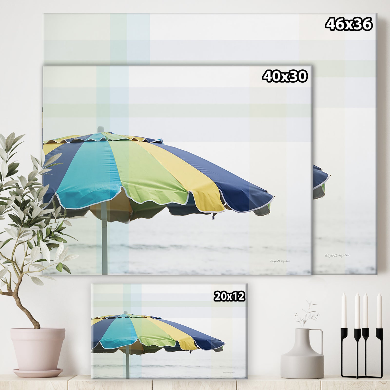 Shady I - Cottage Canvas Wall Art