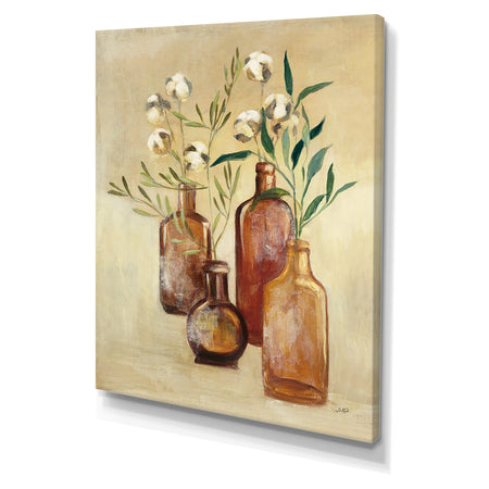 RW Cotton Still Life II - Cottage Canvas Wall Art