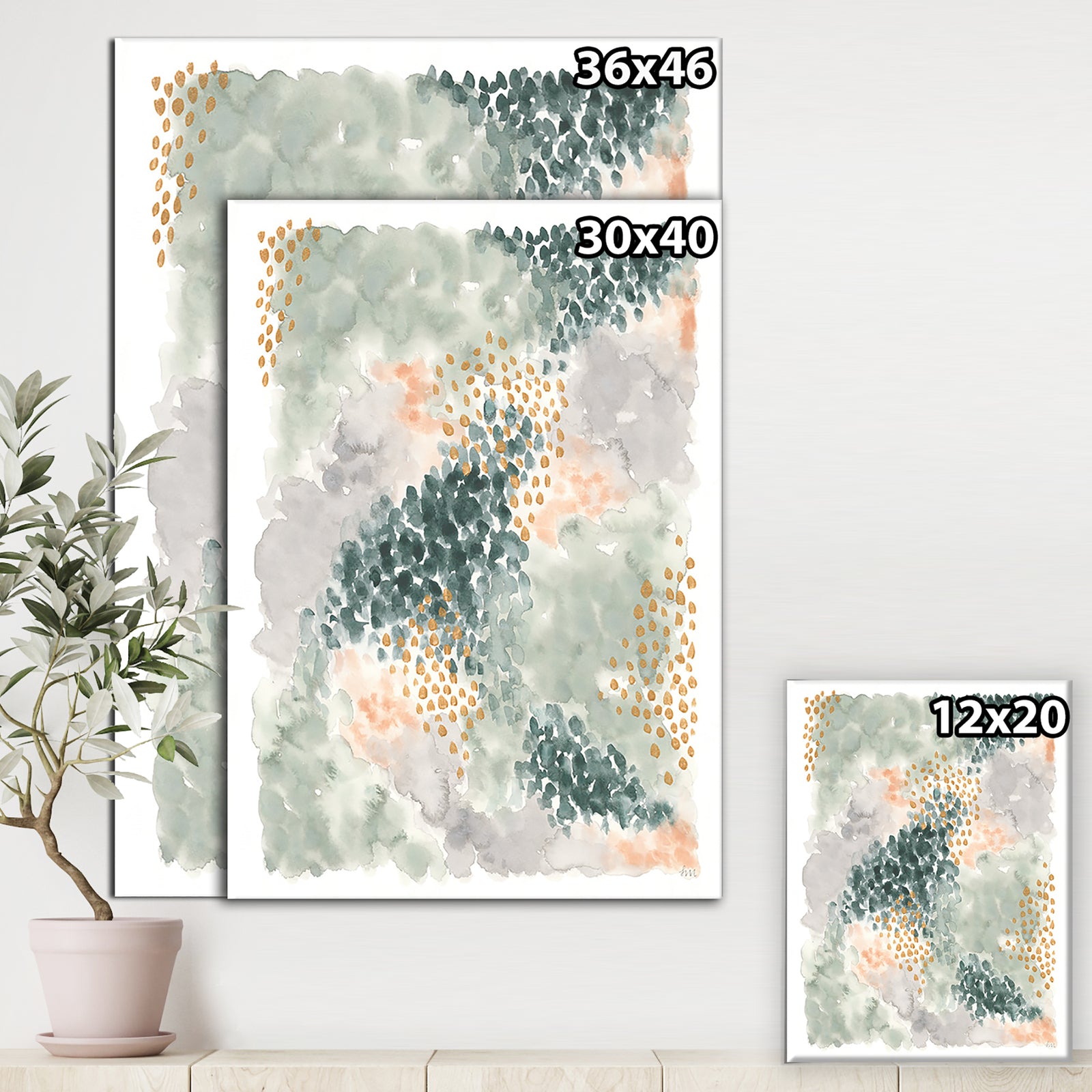 NR Spring Blooms II - Modern Canvas Wall Art