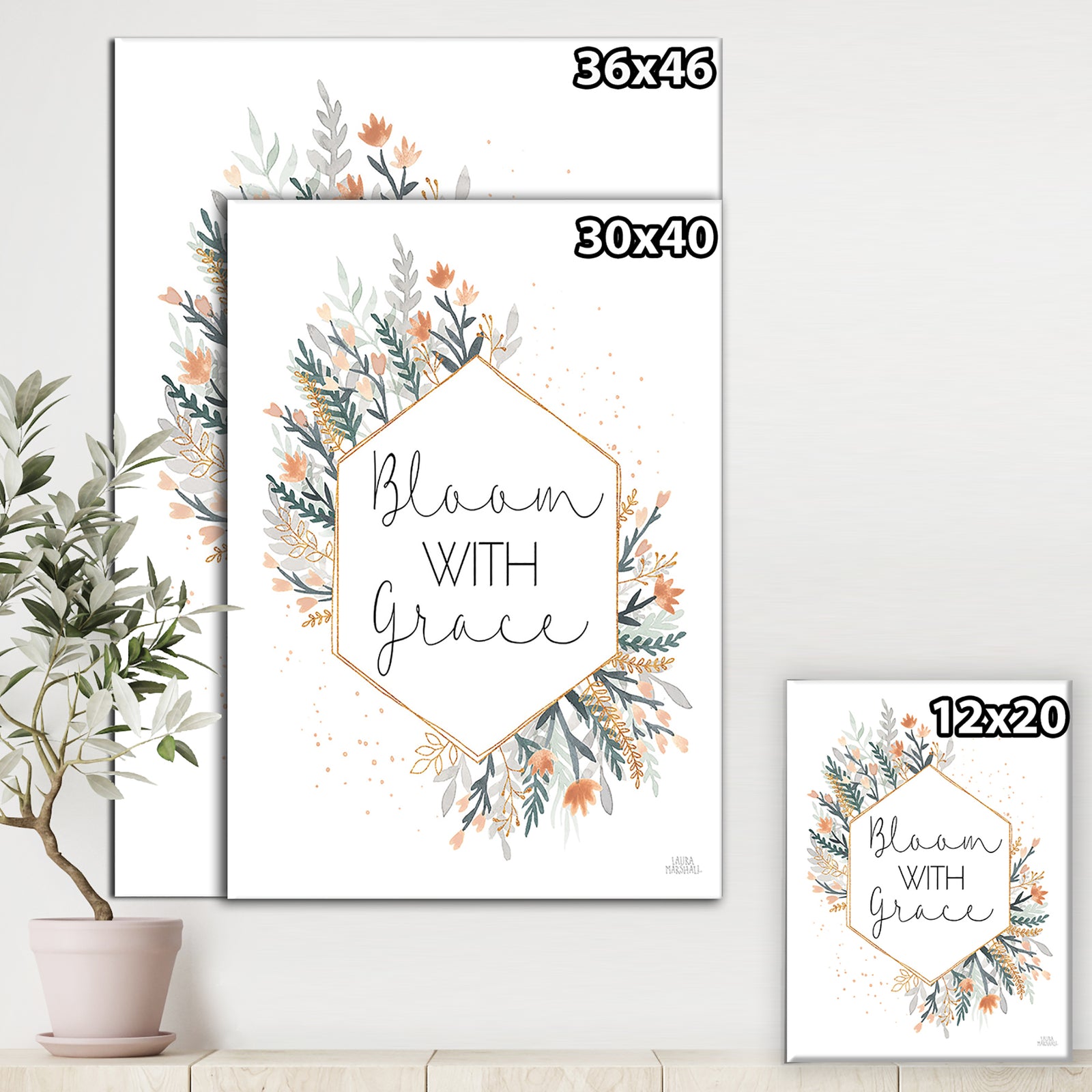 NR Spring Blooms V - Cottage Canvas Wall Art