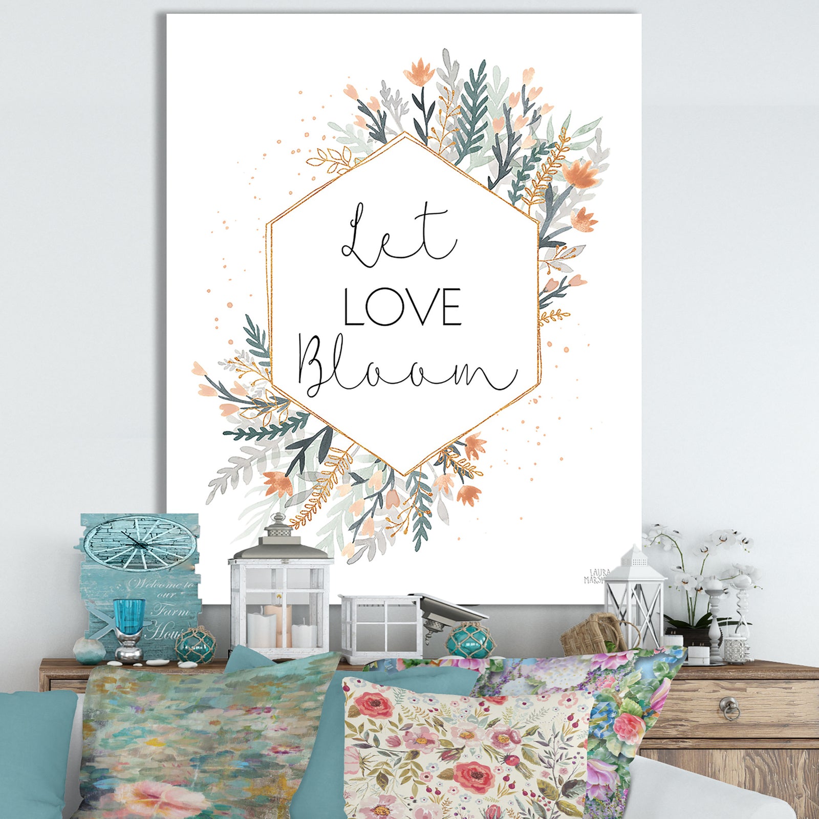 NR Spring Blooms VI - Cottage Canvas Wall Art