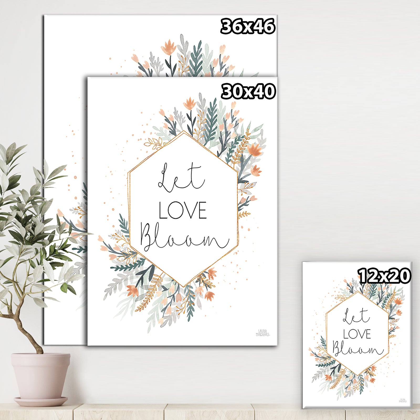 NR Spring Blooms VI - Cottage Canvas Wall Art