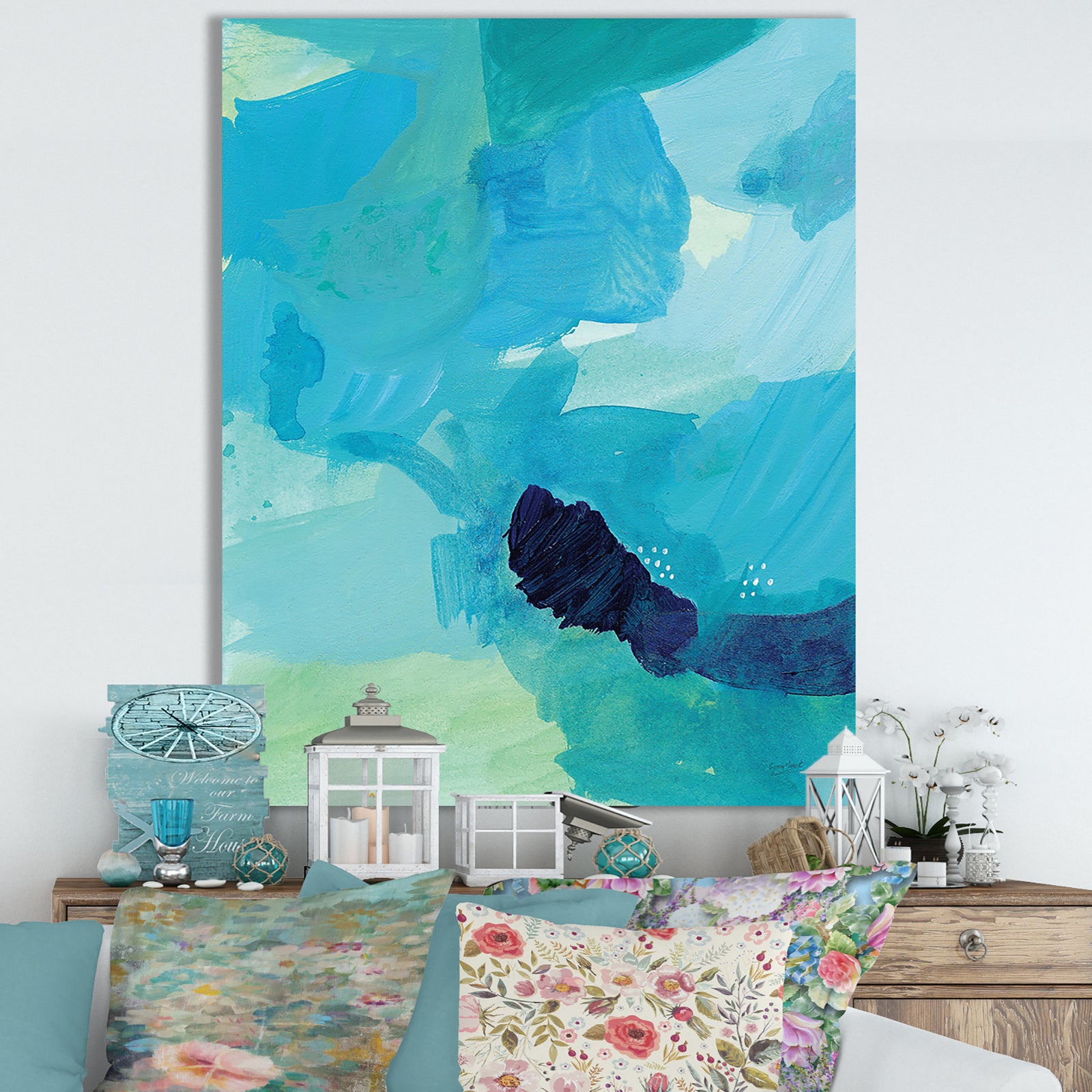 Seascape II - Cottage Canvas Wall Art