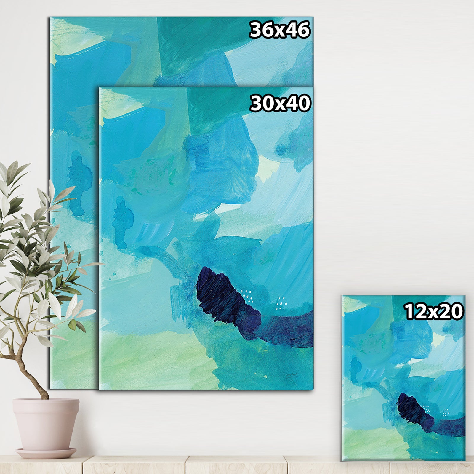 Seascape II - Cottage Canvas Wall Art