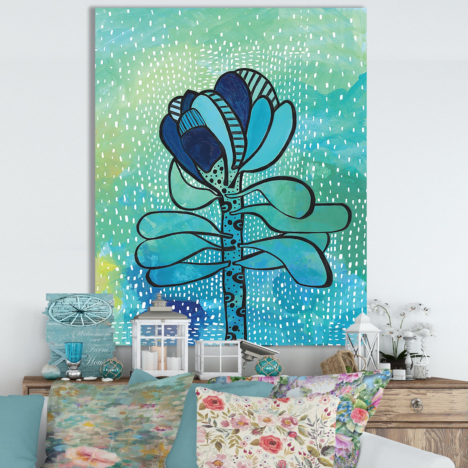 Nourish - Cottage Canvas Wall Art