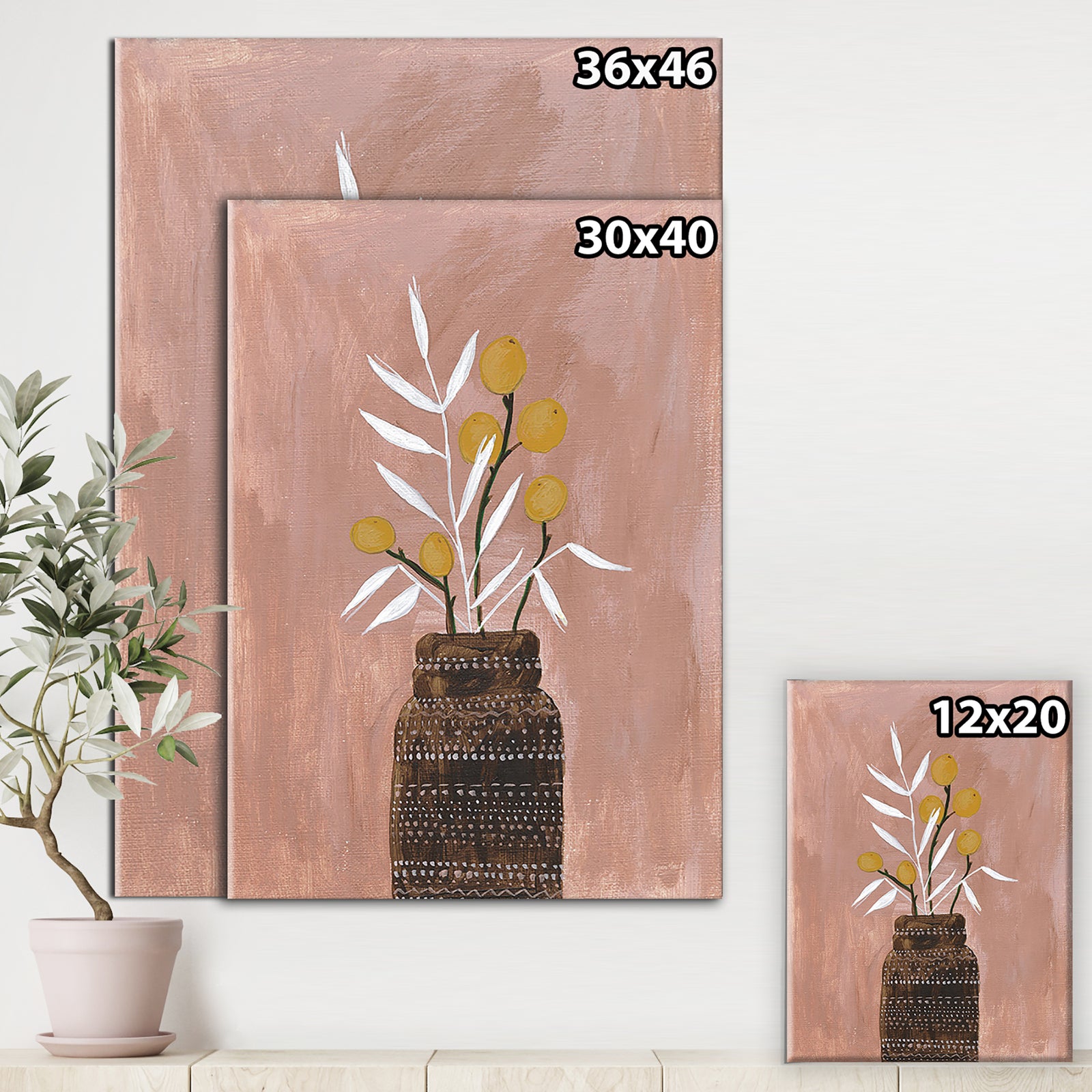 Seed and Bottle - Cottage Canvas Wall Art