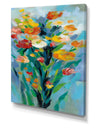 Porch Den 'Tall Bright Flowers II - Cottage Canvas Wall Art