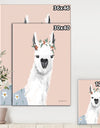 Delightful Alpacas I - Cottage Canvas Wall Art