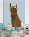 Delightful Alpacas II - Cottage Canvas Wall Art