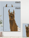 Delightful Alpacas II - Cottage Canvas Wall Art