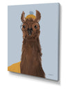 Delightful Alpacas III - Cottage Canvas Wall Art